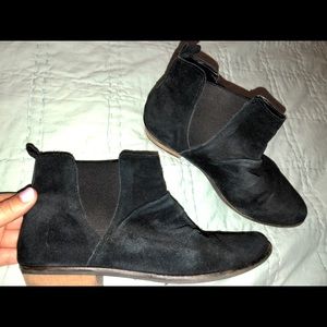 Black booties from Nordstrom